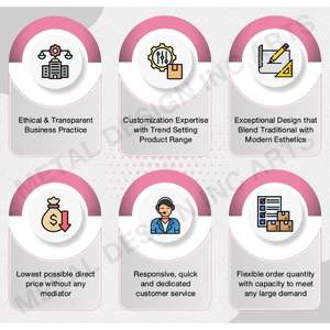 Luxury <b>Silver</b> Color Rectangular Metal Serving <b>Tray</b> with Elegant Floral Handles Premium Quality <b>Decorative</b> Tabletop <b>Tray</b> for Home - Product Image 5