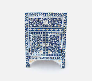 โต๊ะข้างฝังลายดอกไม้สไตล์ร่วมสมัยทำด้วยมือสำหรับห้องนั่งเล่นสไตล์สูงเฟอร์นิเจอร์กาแฟหรูหราสำหรับบ้าน - Product Image 1