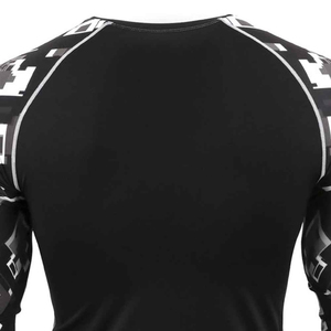 Unisex Rash Guard Long Sleeve Quick Dry Protection Rash Guard For <b>Swimming</b> Fitness Training for <b>men's</b> custom for logo design - Product Image 6
