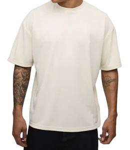 เสื้อยืดผู้ชายพรีเมียมคุณภาพสูง ทรงโอเวอร์ไซส์ ผ้าฝ้าย 100% พิมพ์ลายกราฟิก รับผลิตแบบ ODM ไหล่ตก ระบายอากาศได้ดี แห้งเร็ว พิมพ์ลายด้วยเทคนิคซิลค์สกรีน - Product Image 4