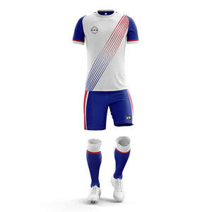 Uniforme de Fútbol Personalizado de Alta Calidad, 100% Poliéster, Transpirable, de Secado Rápido, MOQ Bajo, Ropa Deportiva Profesional Sublimada - Product Image 2