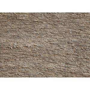 Alfombra Hula PX-01 Gris y Negra, Tejida a Mano con Yute y Cáñamo, Rectangular, Sólida y a Rayas, 9x12, Tejido Plano, para Uso Doméstico - Product Image 2