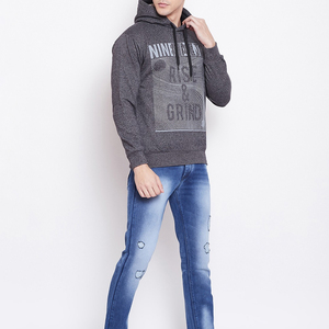 เสื้อฮู้ดสำหรับผู้ชายแบบสวมหัวมีฮู้ดแบบกำหนดเองน้ำหนักมาก - Product Image 5