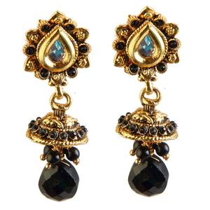 Tip Top Fashions 1301818 Pendientes colgantes finos Piedra austriaca Colgante chapado en oro - Product Image 1