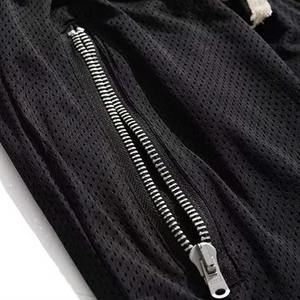 กางเกงขาสั้นผ้าฟลีซผ้าฝ้าย 100% สำหรับผู้ชายพร้อมเอวยางยืด - Product Image 3