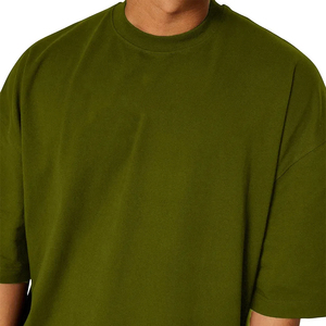 T-shirts en maille sérigraphiés style vintage délavé à l'acide pour hommes, 100 % coton, coupe classique, formels, écologiques, OEM - Product Image 6