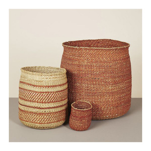 Luxury Handmade Seagrass Basket <b>Rustic</b> yet Modern Organizer for Kitchen, Dining, <b>Coffee</b> <b>Table</b> & Home Decor - Product Image 1