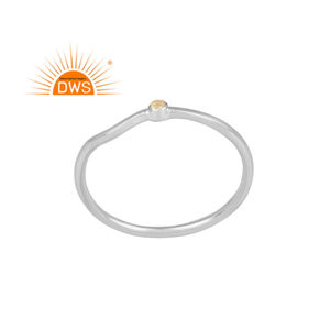 Best Selling Sterling <b>Silver</b> Natural Ethiopian <b>Opal</b> Gemstone Stackable <b>Ring</b> Custom Jewelry Manufacturer - Product Image 1