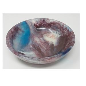 Plato de Resina Pulida Hecho a Mano, Sostenible, Apto para Lavavajillas, Diseño Moderno y Artístico, Origen Indio - Product Image 1