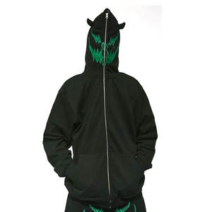 Sweat à capuche en coton zippé de haute qualité avec logo personnalisé Fermeture éclair intégrale pour l'hiver Prix raisonnable - Product Image 5