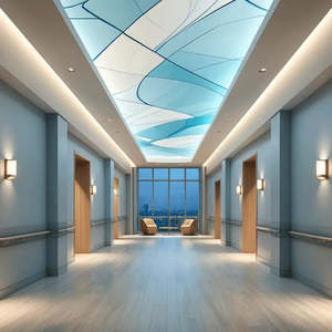 Soffitto luminoso LED in profilo da 100 mm - illuminazione dei bordi - Product Image 3