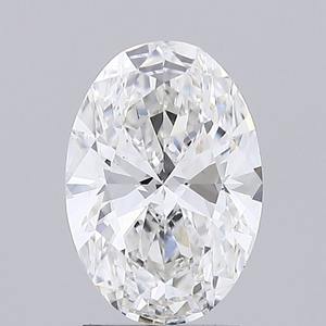 Diamante Ovalado de 2.06ct, F VVS2, Cultivado en Laboratorio, para Joyería, Diamante CVD - Product Image 3