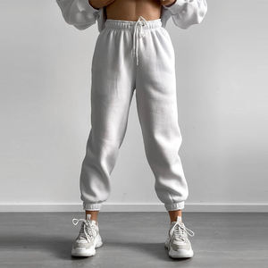 Pantalones de lana de tamaño personalizado para mujer cómodos y transpirables en tallas regulares y grandes para invierno estilo frontal plano - Product Image 1