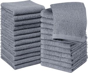 100% serviettes de visage de luxe en coton égyptien flanelles à séchage rapide 1-24 paquets de chiffons de lavage de bain logo imprimé personnalisé absorbant - Product Image 1