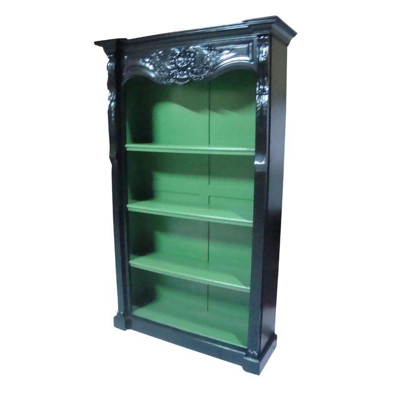 Black + Green Painted