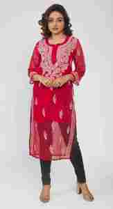 Dernière mode pour femmes Chikankari broderie haut de travail et pantalon et Dupatta costume dernière vente en gros haut pantalon ensemble pour les femmes - Product Image 3