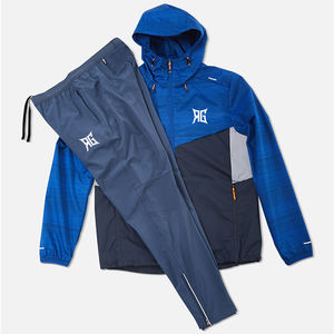 OEM Personnalisé Polyester Nylon Fermeture Éclair Mâle Deux Pièces Jogger Survêtements Survêtements Coupe-Vent Ensemble Hommes 2025 pour Garçons - Product Image 1