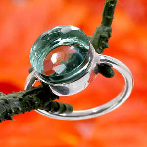 92.5 Sterling Silver Handmade Boho Style <b>Statement</b> <b>Ring</b> Multi Gemstones Natural Stone Cut Inlay Geometric Pattern Fine Righ - Product Image 5