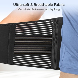 Soporte <span class=keywords><strong>Lumbar</strong></span> con 6 Varillas Metálicas, Cinturón de Compresión Ajustable, Alivio del <span class=keywords><strong>Dolor</strong></span> <span class=keywords><strong>Lumbar</strong></span>, Soporte para Levantamiento, Oficina, Ejercicio - Product Image 4