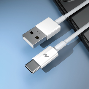 High Quality 1M 3A USB Tipo-C Charging Cable HCB-01-C Blanco Pure Copper Aluminum Alloy for <b>Phone</b> <b>Printer</b> Android Devices - Product Image 1