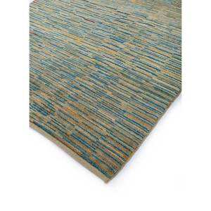 Tapis en laine noué à la main Nuray Blue, motif abstrait, tapis de salon, tapis rectangulaire pour couloir, tapis de chambre à coucher en patchwork - Pae-343 - Product Image 2