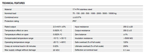 100% Cellule de charge à compression robuste de haute précision, réglable en hauteur, de qualité authentique, avec acier inoxydable 17-4 PH - Product Image 6