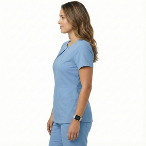 Conjuntos de Uniformes Médicos Personalizados para Hospital, Uniformes de Enfermera para Mujer, Trajes Quirúrgicos Dentales para Doctor, Tops de Tela Elástica de Spandex, Conjuntos de Uniformes Médicos - Product Image 3