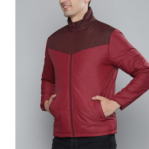 Vente en gros Nouveau design élégant Offre Spéciale veste d'automne de haute qualité Bomber personnalisée pour hommes Veste softshell imperméable en duvet de ski uni - Product Image 4