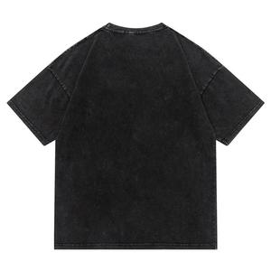 เสื้อยืดผู้ชายทรงเอซิดซักแบบวินเทจขนาดใหญ่พิเศษเสื้อยืดซักกรดออกแบบได้ตามต้องการ - Product Image 3