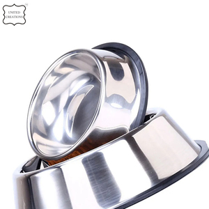 Bol pour chien en acier inoxydable personnalisé mangeoire pour chat de compagnie en gros bols en acier inoxydable en métal fait à la main bols pour animaux de compagnie - Product Image 6