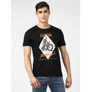 T-shirts pour hommes en coton 100% personnalisables, neufs, imprimés numériquement, sublimation, tricot, col demi-manches, écologiques, anti-boulochage - Product Image 3