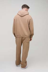 Sweat-shirts et survêtements personnalisés pour hommes, décontractés, unis, 100% coton, molleton lourd, épaules tombantes, confortables, 400 GSM - Product Image 2