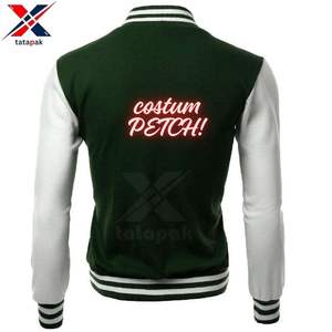 Veste bomber unisexe à manches longues en nylon doublé camouflage à forte demande, fermeture à un seul bouton, fabrication directe - Product Image 2