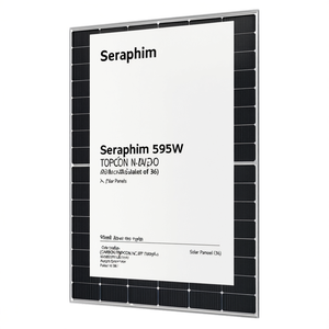 Panel Solar Seraphim 595W Tipo N para TOPCon de Media Celda, Paleta de 36 Unidades - Product Image 2