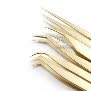 แหนบต่อขนตาสแตนเลสคุณภาพสูง จับถนัดมือ สำหรับมืออาชีพ ใช้แยกขนตาและจัดทรงขนตาขั้นสูง - Product Image 2