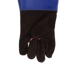 Gants de soudage en cuir de vachette de haute qualité, longue durée, doublure en coton, protection contre les éclaboussures de métal fondu, gants personnalisables - Product Image 5