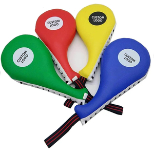 Cible de frappe en cuir et PVC de haute qualité pour le Taekwondo, écologique, pour l'entraînement aux arts martiaux et la boxe (vente en gros) - Product Image 1