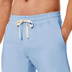 Wholesale <b>Men's</b> Cotton <b>Fleece</b> Comfortable <b>Shorts</b> Summer Casual Fitness Wear 100% Cotton Drawstring Closure Knitted Weaving - Product Image 3