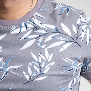 T-shirts d'été pour hommes à manches courtes et col rond, 100 % coton, coupe ample, écologiques, séchage rapide, décontractés - Product Image 5