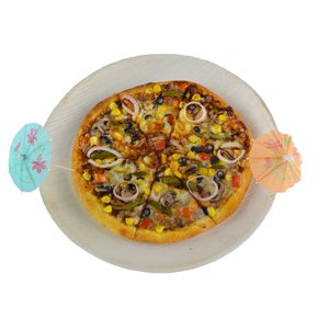 Assiette biodégradable écologique Assiettes rondes jetables en feuille de palmier Ensemble de vaisselle au prix de gros - Product Image 5