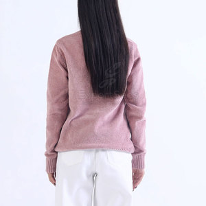 Suéter de Felpa Acogedor con Tacto Suave y Atractivo Diseño Moderno, Suéter de Punto Premium con Textura Elegante - Product Image 4