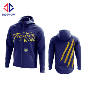 100% poliéster personalizado cara completa Zip Hoodie entrega rápida - Product Image 5