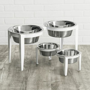 Pet Feeder <b>Dog</b> <b>Bowl</b> in <b>Stainless</b> <b>Steel</b> with Double Design Perfect for Drinking and Food Serving Durable and Practical - Product Image 2