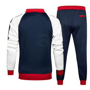 Nuevo diseño de moda su propio logotipo hombres trajes de chándal con cremallera más cálido chándal para hombres - Product Image 3