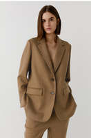 Nouveau Design professionnel Vintage mode Unique manches longues costume d'affaires classique élégant dame formel Slim Fit Blazer