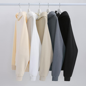 Personnalisé 600 Gsm Imprimé Logo Surdimensionné Unisexe Sweat À Capuche Sans Cordon Grande Capuche Poids Lourd Sans Cordon Poche Hommes Sweat À Capuche - Product Image 4