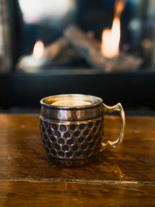 Stylish Hammered Copper Drinking Mug For Gifting And Home Decor With Ayurvedic Health Benefits And Rustic Appeal - Product Image 5