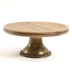 แท่นวางเค้กทำด้วยมือทำจากอลูมิเนียมออกแบบได้ตามต้องการพร้อมดีไซน์โค้งมนสำหรับตกแต่งบนโต๊ะอาหาร - Product Image 2