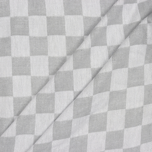 HOT SALE of HOME TEXTILE PRODUCTS of <b>TABLE</b> CLOTH GREY COLOR <b>CHECKED</b> CUSTOMIZED SIZE AVAILABLE MADE in INDIA - Product Image 3
