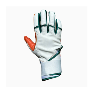 Guantes de bateo de béisbol de alto rendimiento de cuero Cabretta con logotipo personalizado de primera calidad Guantes de softbol de protección de manos - Product Image 1
